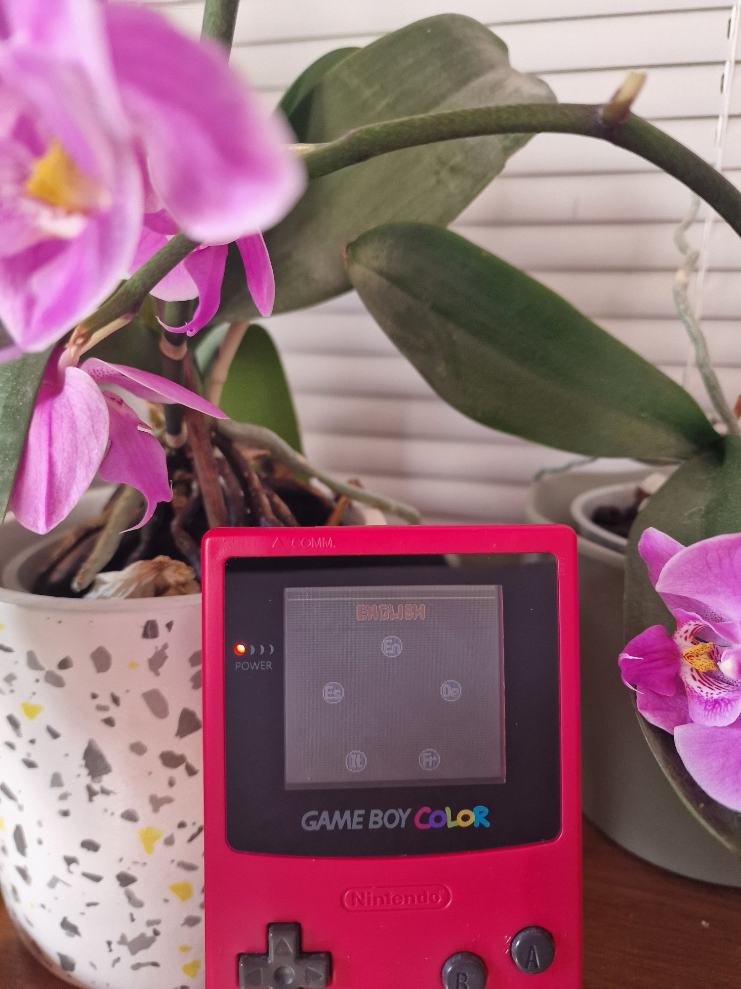 Gameboy color vermelha