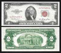 2 долари 1953 UNC, 2 долара, 2 доллара