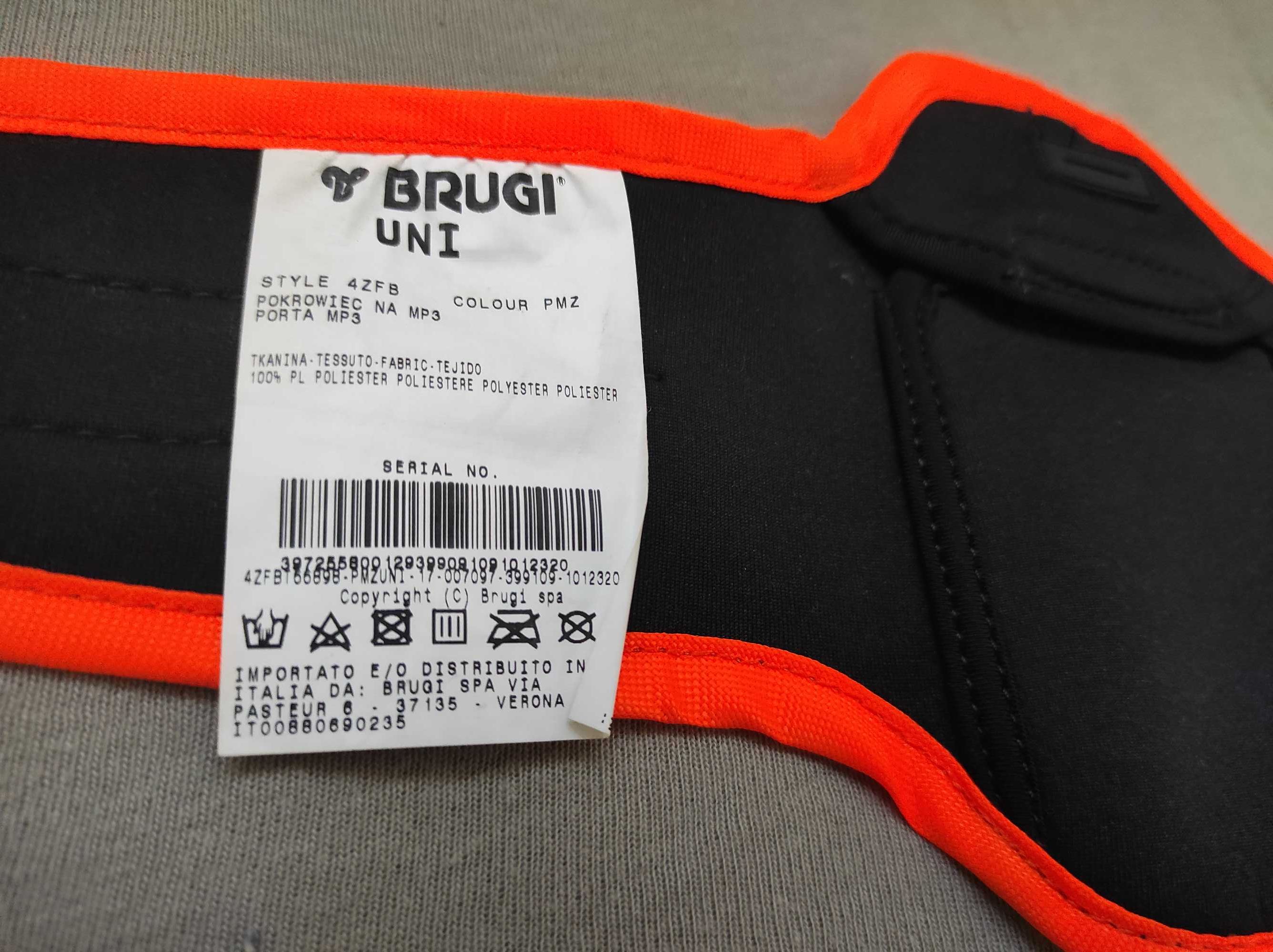 BRUGI Opaska Pokrowiec na Mp3 itp do biegania na rower, folia, rzep