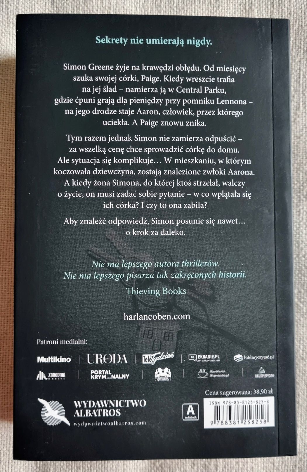 Książka HARLAN COBEN "O krok za daleko"