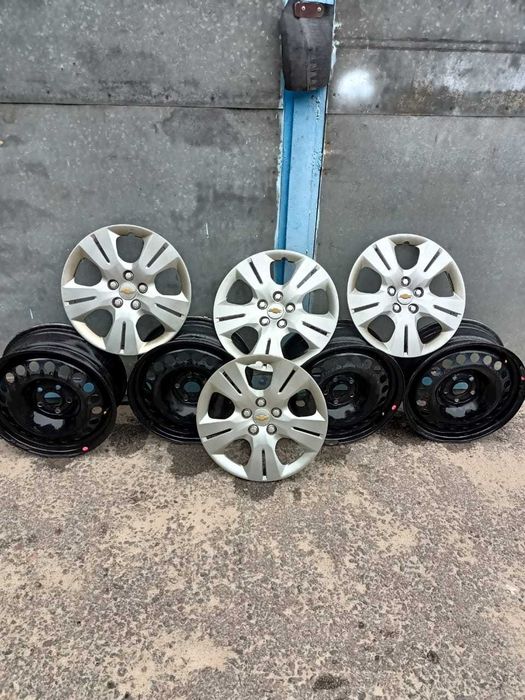 Диски+ковпаки автомобільні сталь Chevrolet Trax(6.5x16 5x105ET40 56.6)