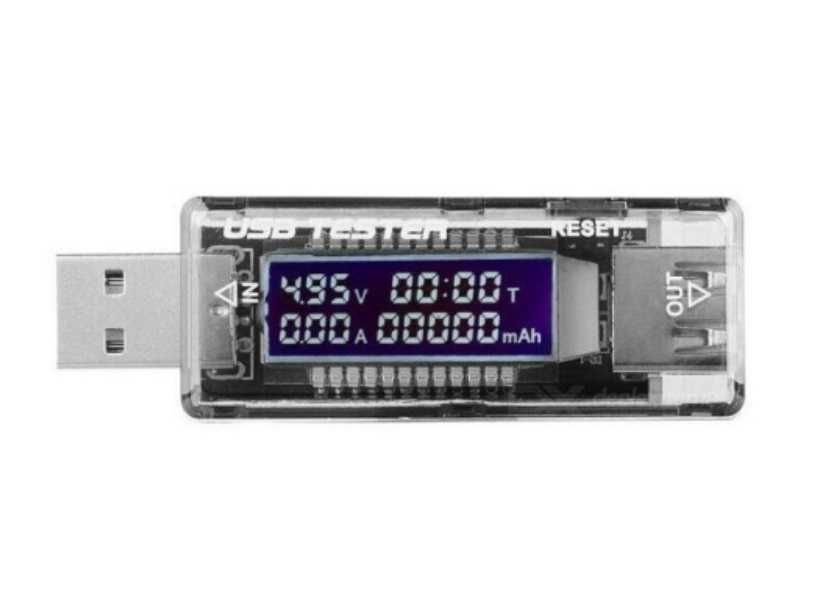 USB Тестер KWS-V21 амперметр вольтметр, измеритель емкости