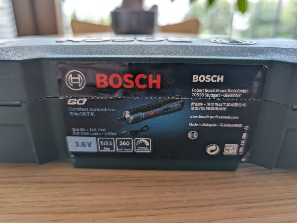 Elektryczny śrubokręt Bosch