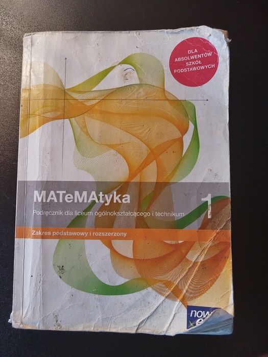 Nowa era matematyka zakres rozszerzony klasa 1