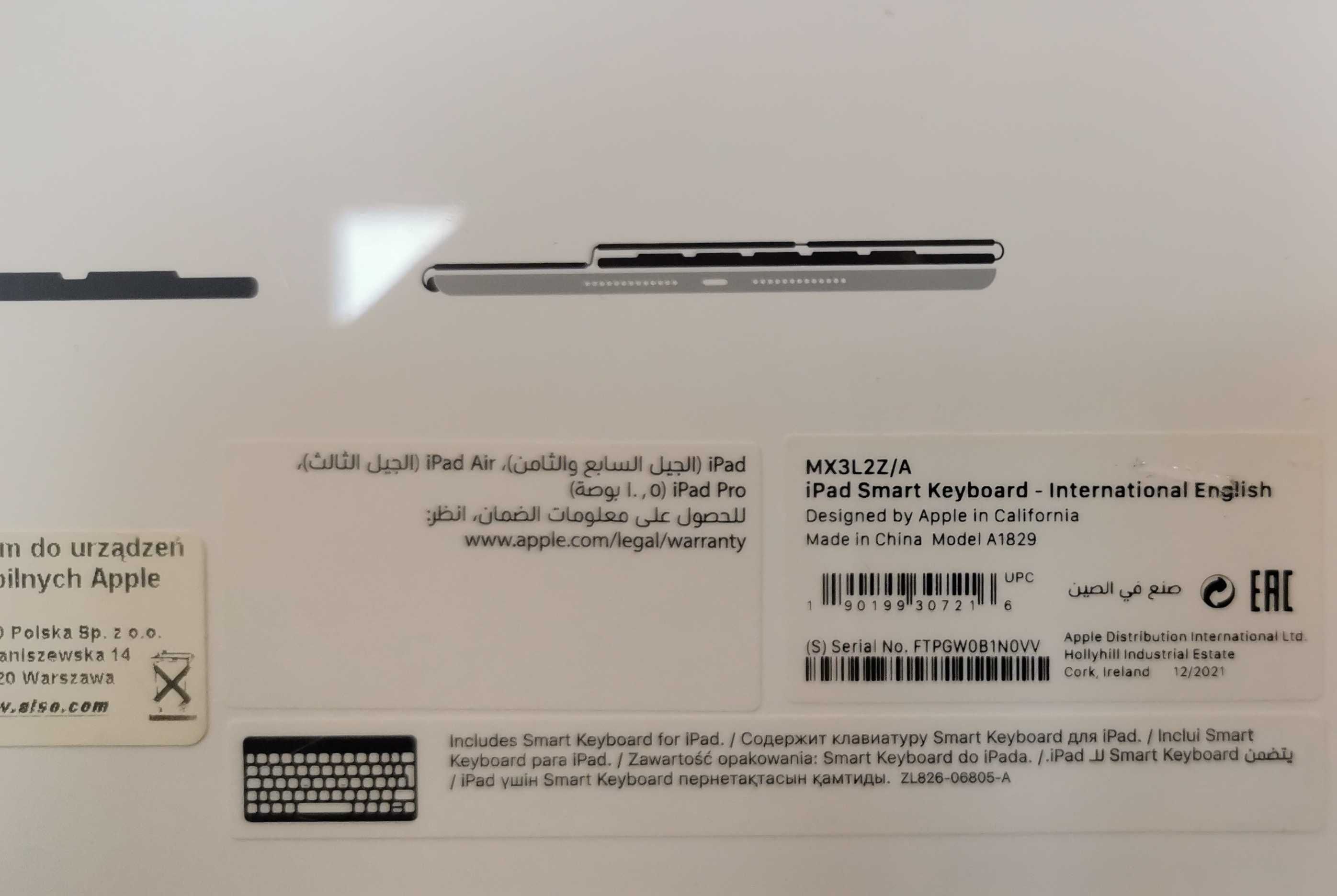 Nowa Apple Magic Keyboard MX3L2Z/A – zafoliowana, oryginalna