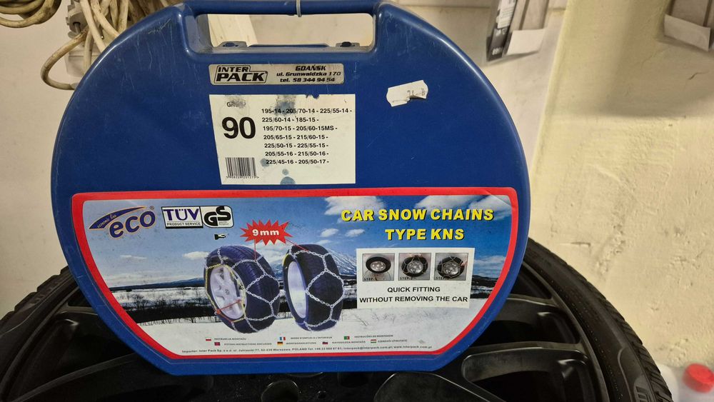 NOWE Lańcuchy śniegowe 205/55 R 16  i poboczne rozmiary