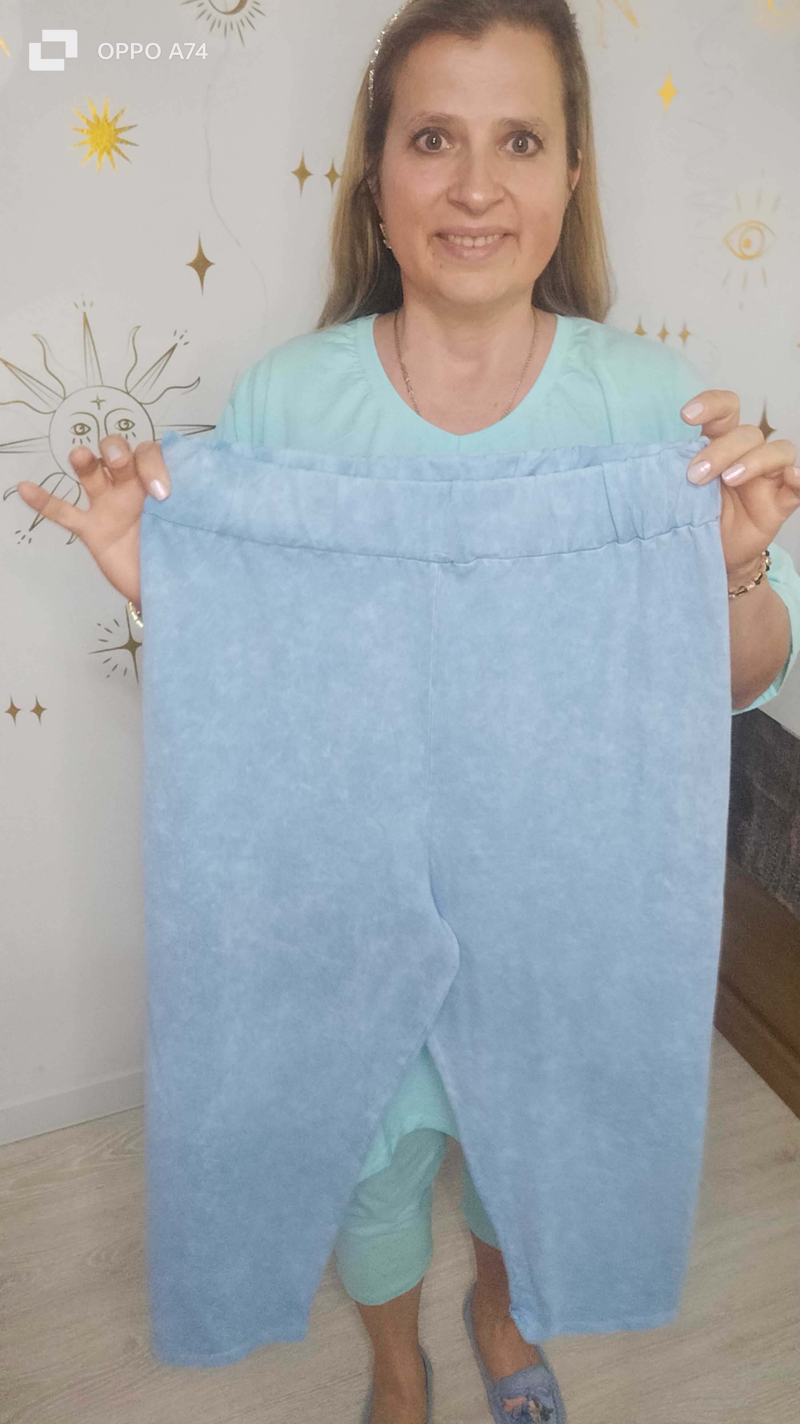 Komplet Dres Plus Size Oversize WAWA 2XL-4XL Tunika + getry