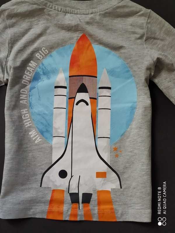H&M bluzeczka z rakieta 92