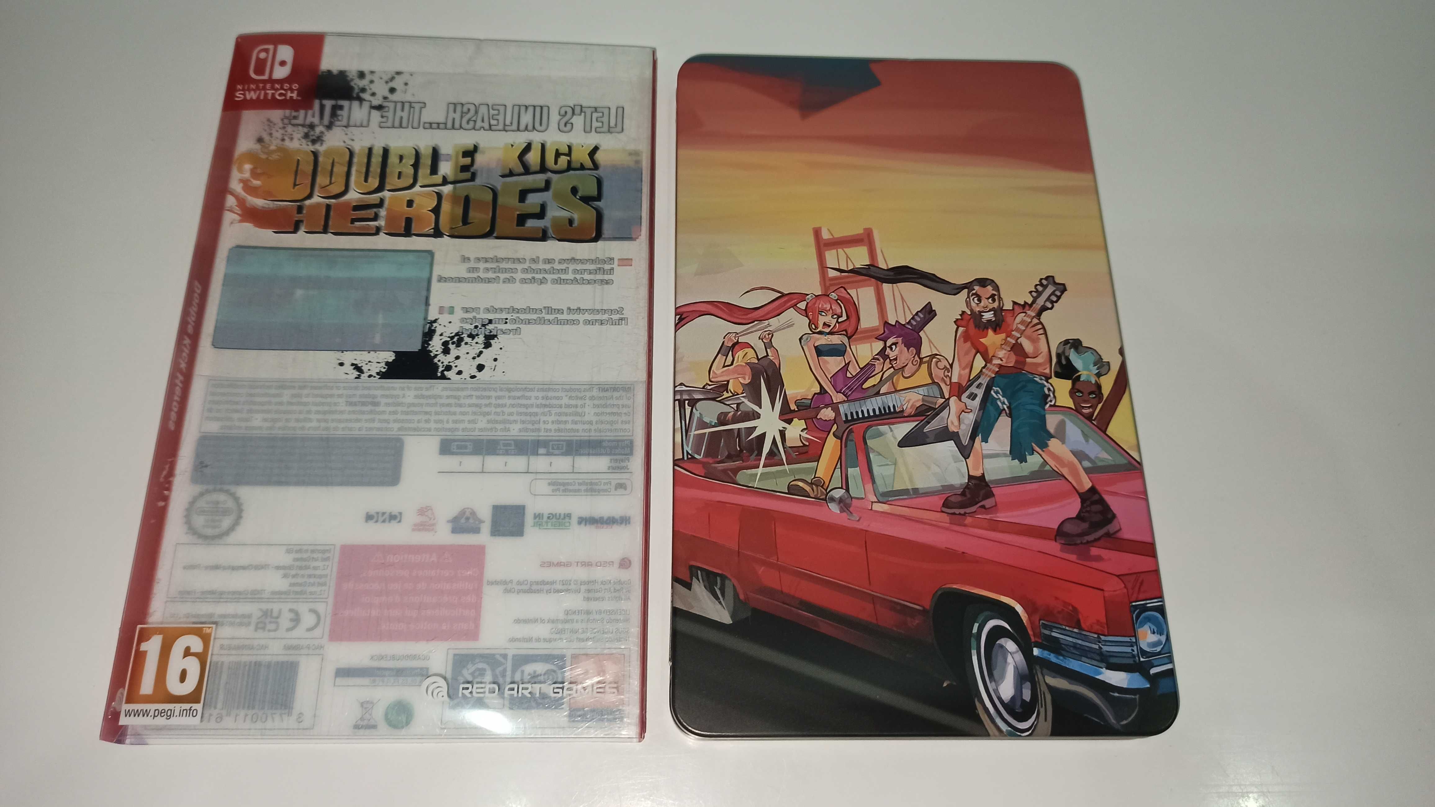 switch DOUBLE KICK HEROES STEELBOOK unikat tylko 1900 sztuk na świecie