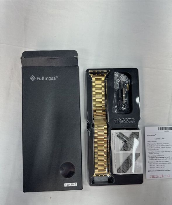 Ременці оригінал Fullmosa Compatible Apple Gold Watch