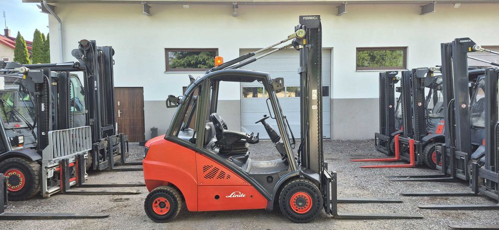 Wózek Widłowy Linde H35D - Diesel - Nowy Przesuw - 4 sekcje - Stan BDB