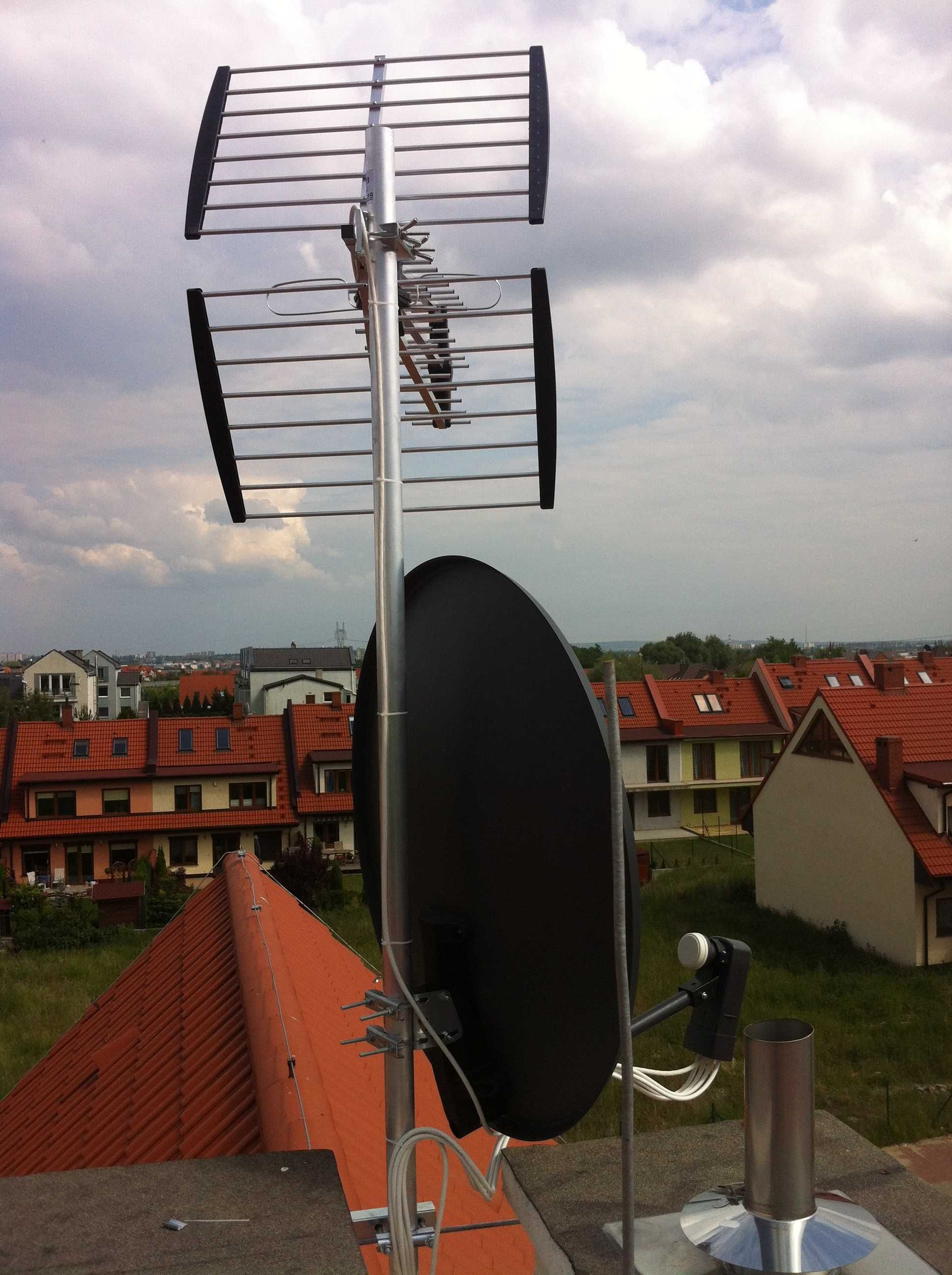 !! Naprawa montaż i ustawianie anten satelitarnych !! 30 lat na rynku