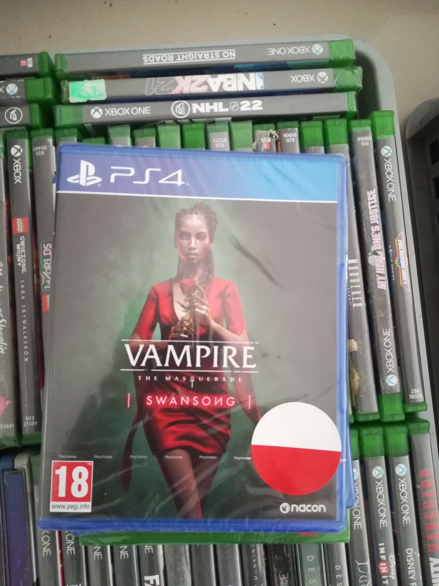 Vampire the masquerade swansong PL nowa folia ps4 ps5 PlayStation 4 5