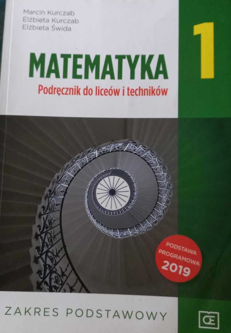 Matematyka 1 - Podręcznik do liceów i techników, zakres podstawowy