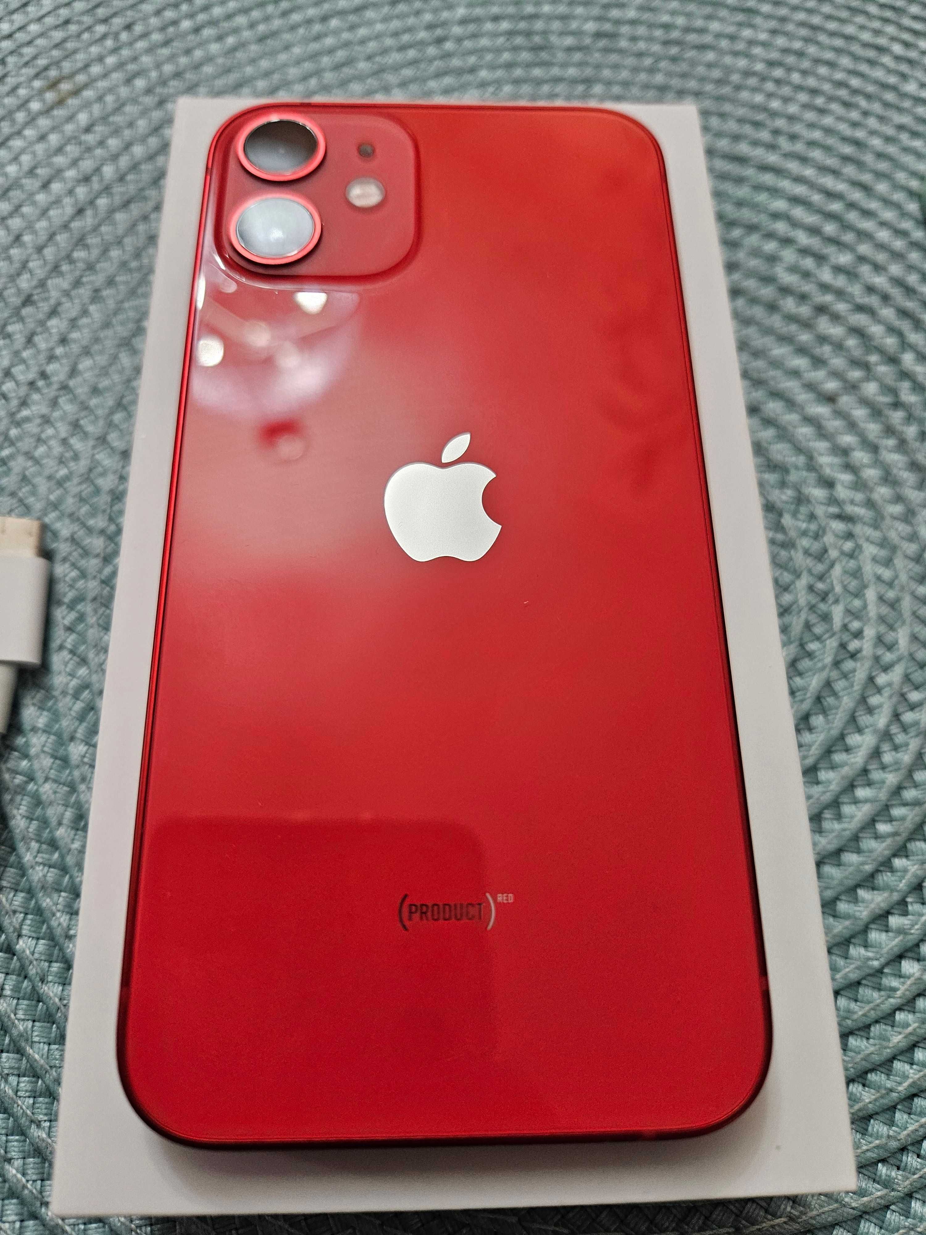 iPhone 12 mini czerwony pamiec 128 gb stan idealny