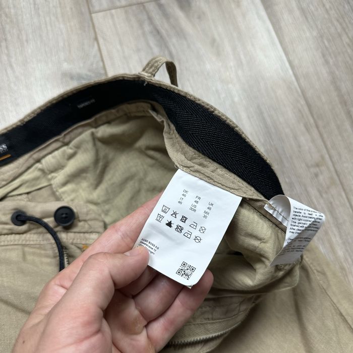 Штани лляні Hugo Boss Чіноси