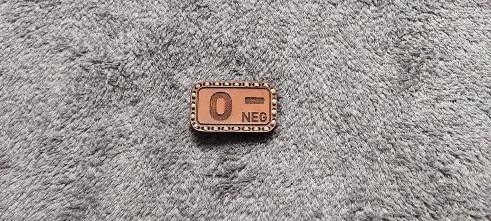 Naszywka skórzana 0Rh-