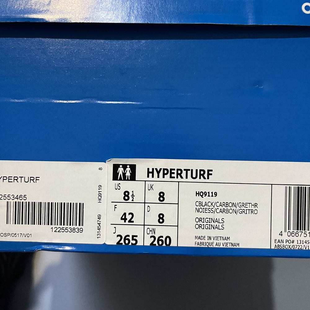 Оригінал! Adidas Hyperturf 42р 26,5см