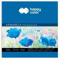 Blok akwarelowy art 15x15cm/10k 250g happy color