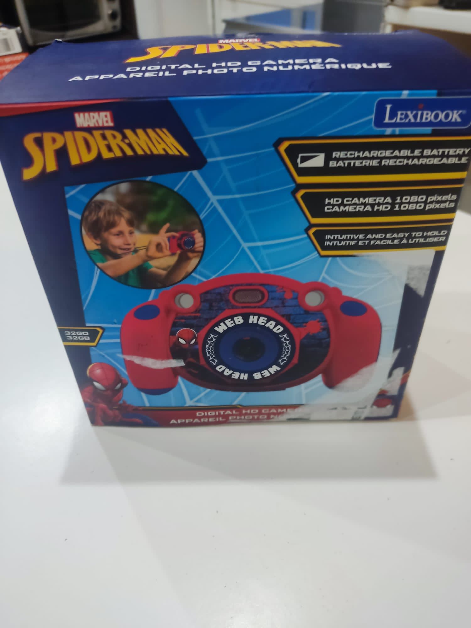 Câmara Fotográfica LEXIBOOK infantil Spider-Man NOVO