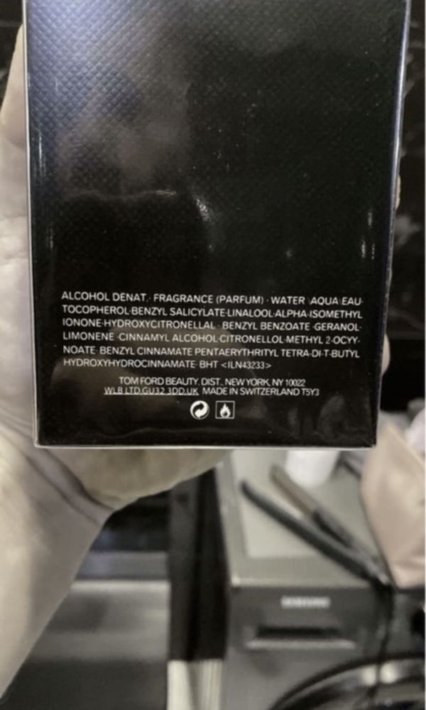 TOM FORD Ombre Leather perfumy czarne 100ml. nowe okazja !