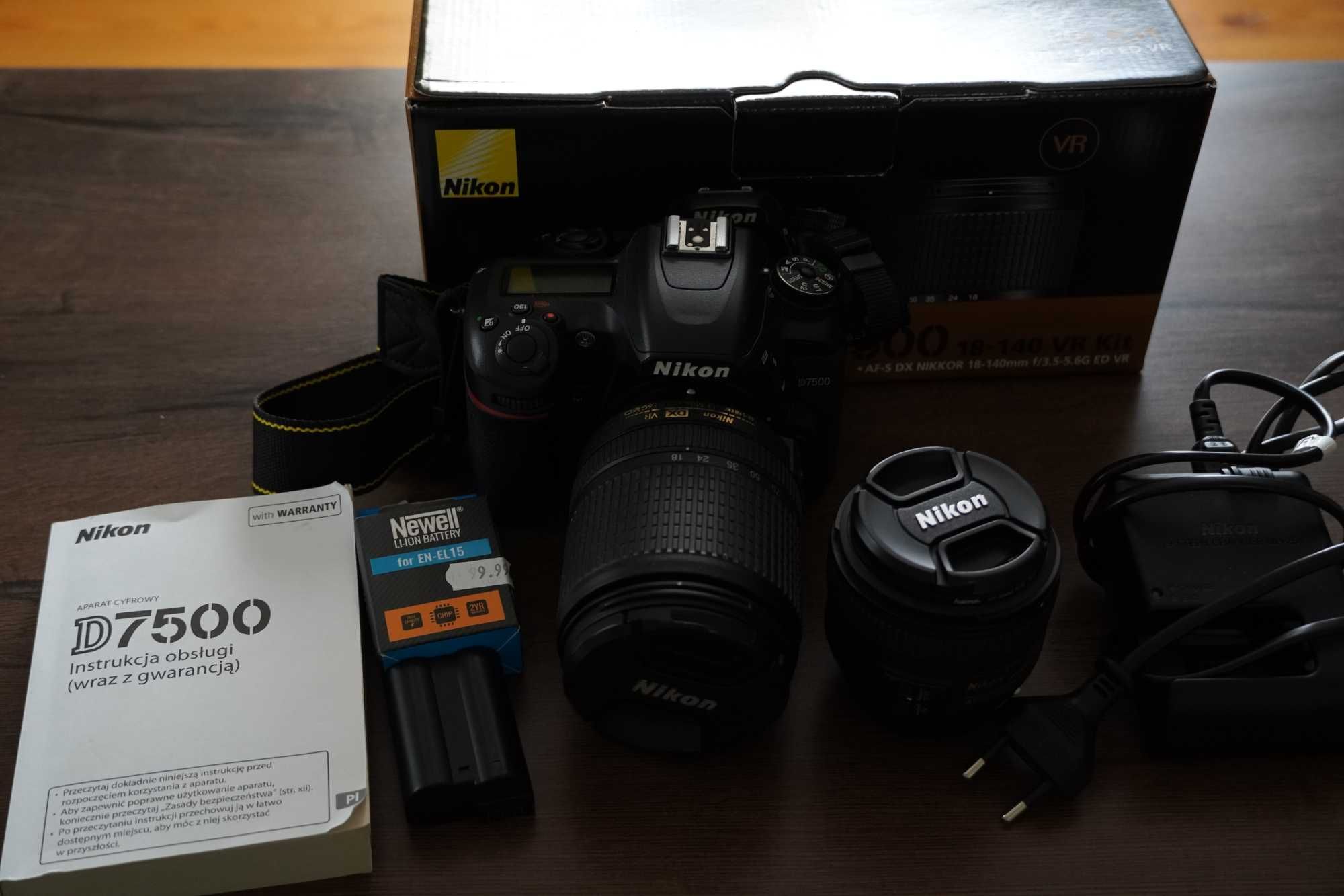 NIKON D7500 + 18-140 F/3.5-5.6 + 50 mm 1.8