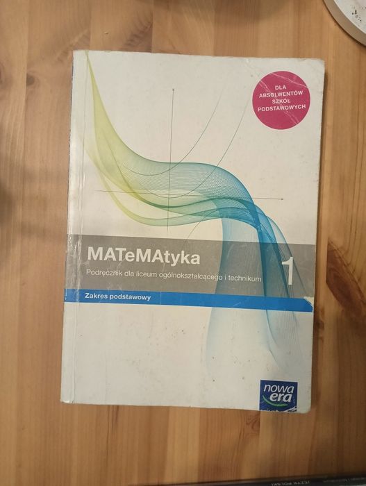Podręcznik do matematyki 1  wydawnictwo Nowa Era