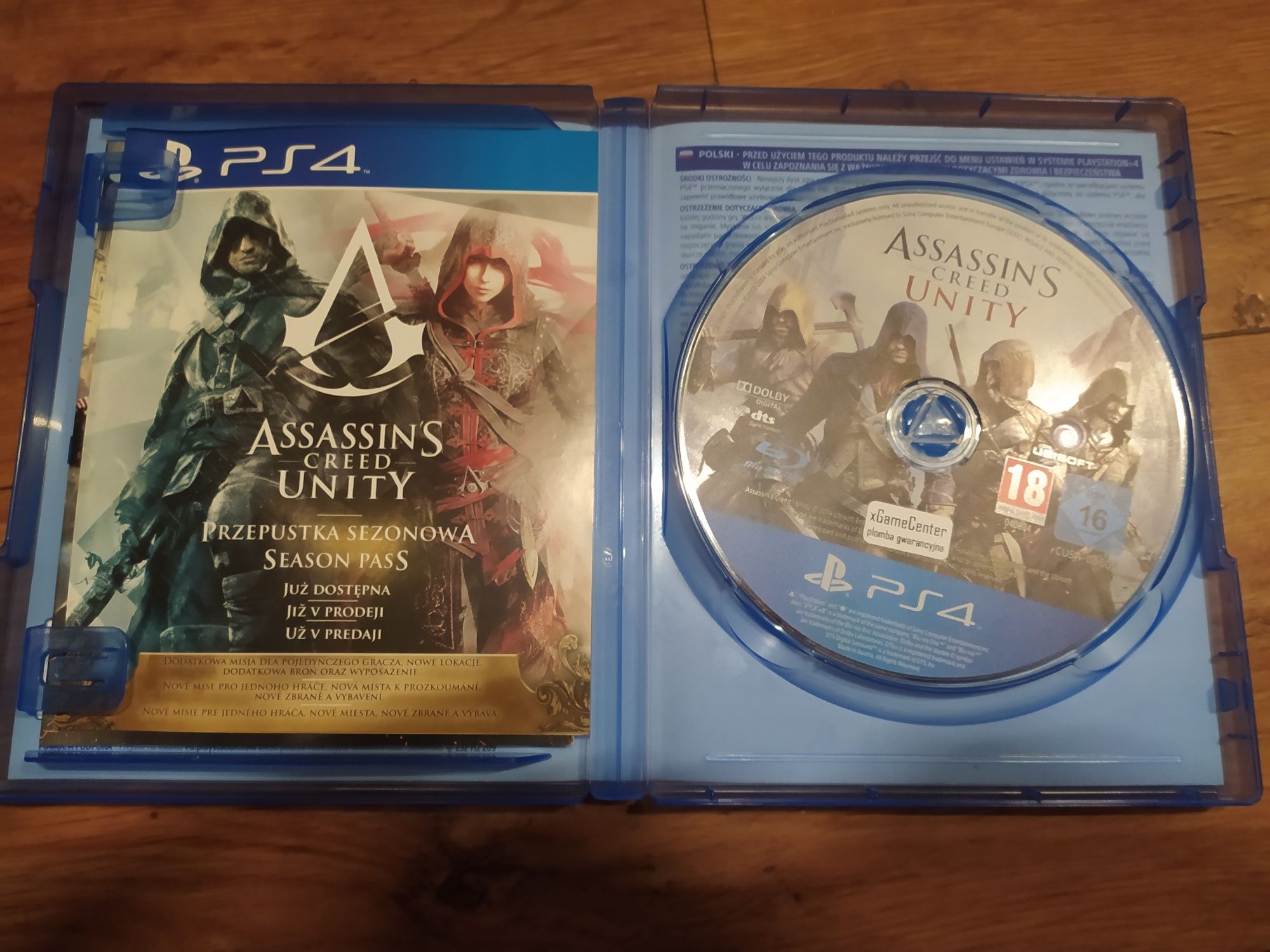 Sprzedam gra ps4 assassins creed unity