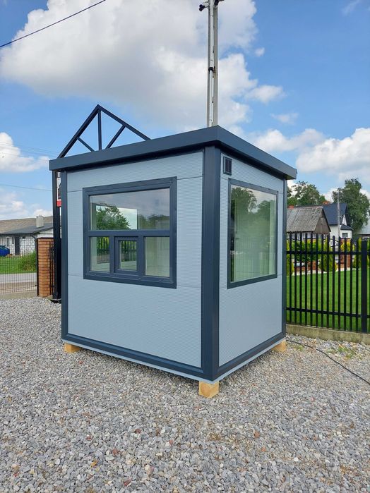 kontener ocieplany stróżówka pawilon budka biuro sterownia kabina