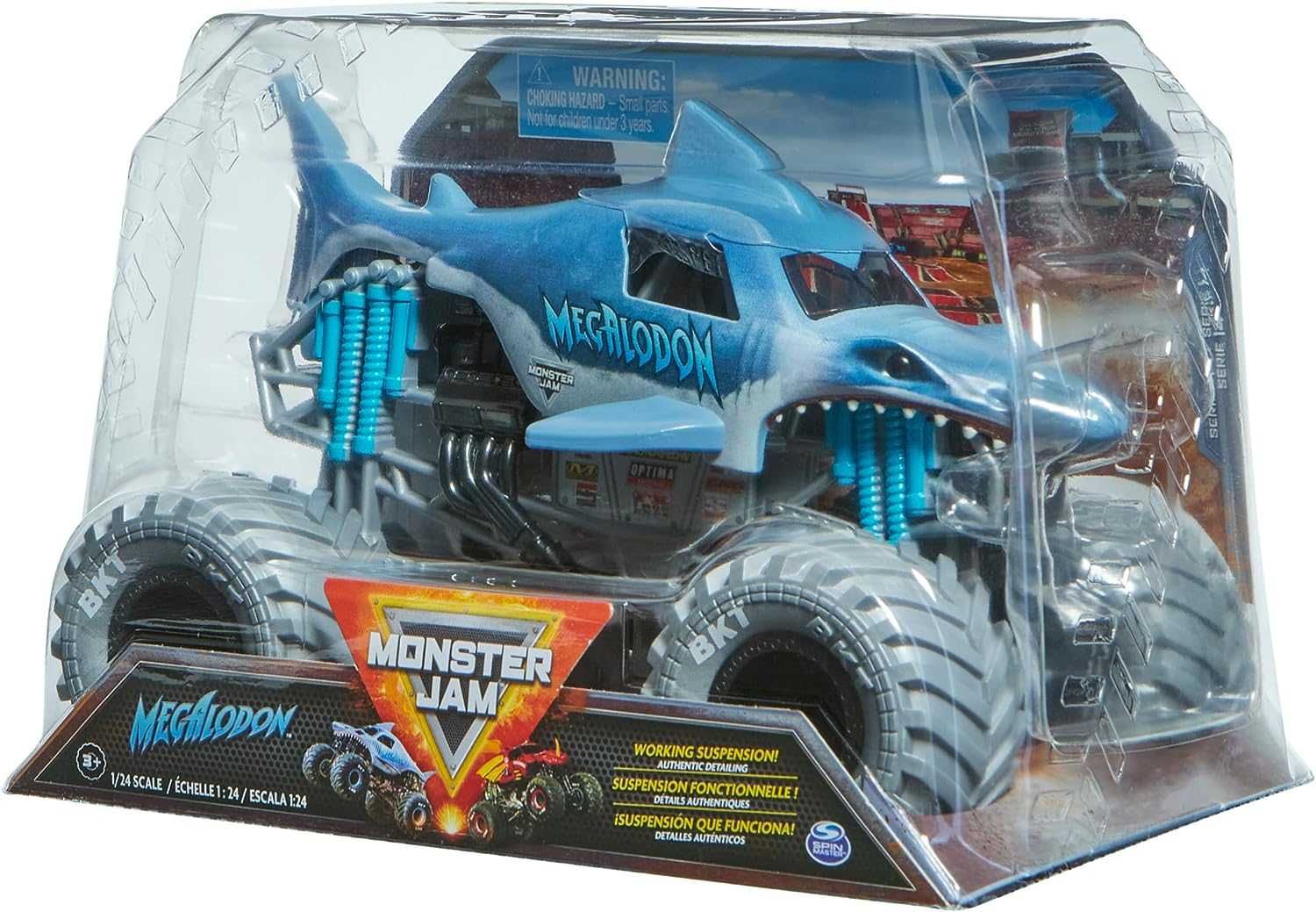 Великий Джип монстр трак Мегалодон Monster Jam Megalodon Monster Truck
