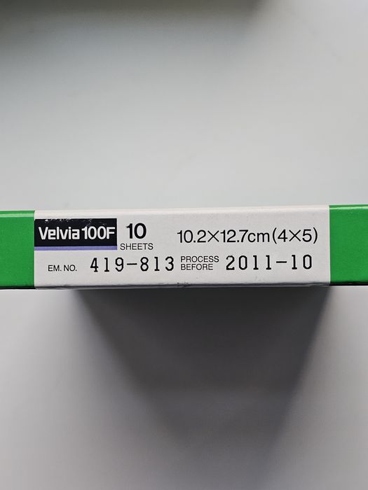 Fujichrome Velvia 100F 10 folhas