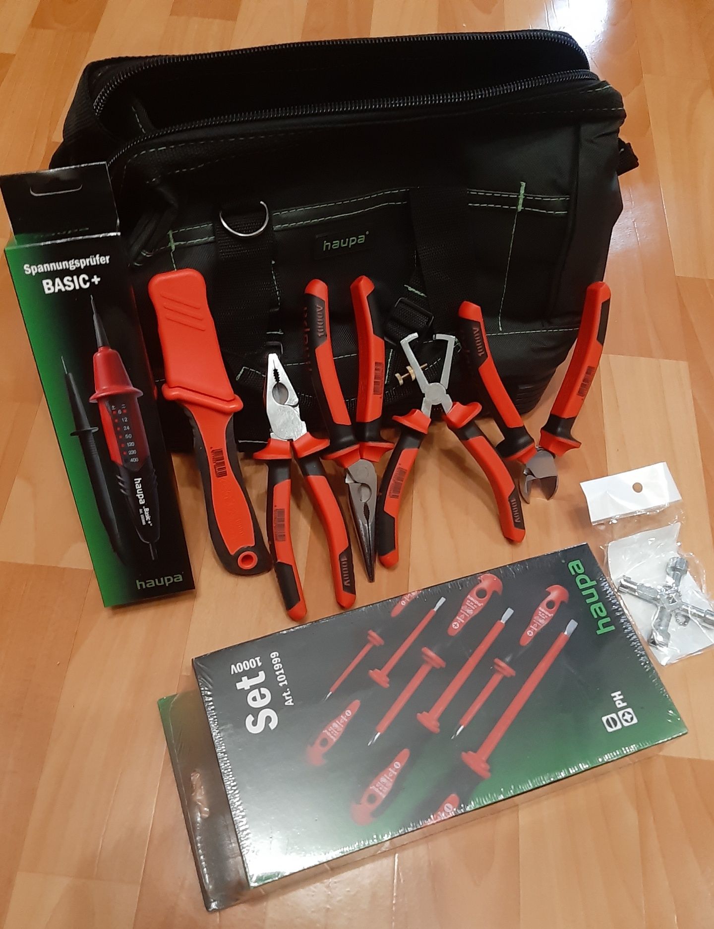 Haupa 220800/Сумка для инструментов ToolBag XL VDE,набор инструментов.