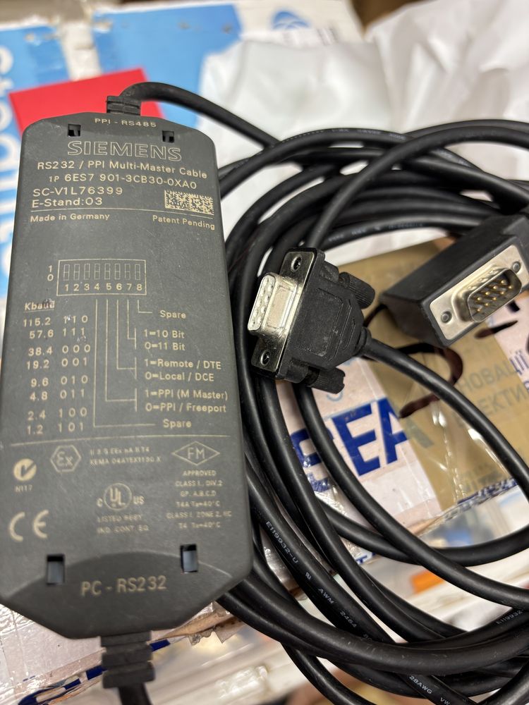 CPU 224 Siemens плюс входа/выхода кабель програмирования