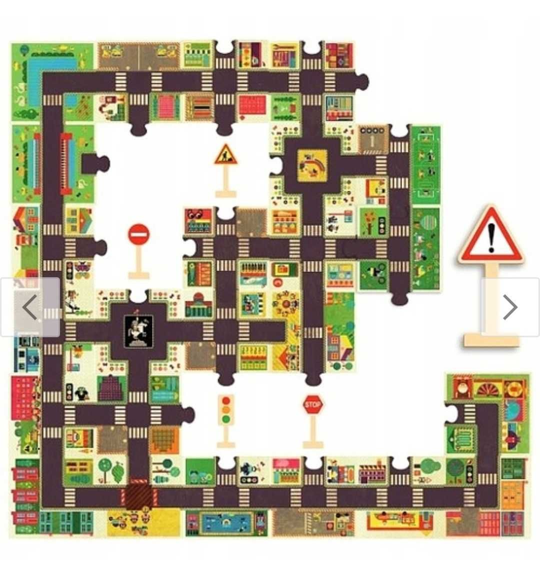 Mega Puzzle geant 24 elementy DJECO ulice znaki