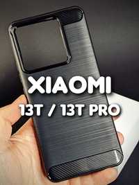 Чехол Carbon TPU на Xiaomi 12T 13T Pro плотный ударопрочный чохол щіль