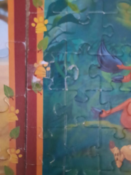 Puzzle Król Lew 4 obrazki Disney + gratis