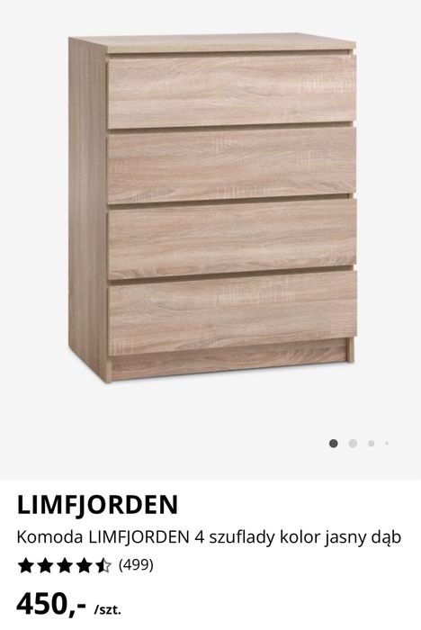 Komoda cztero szufladowa