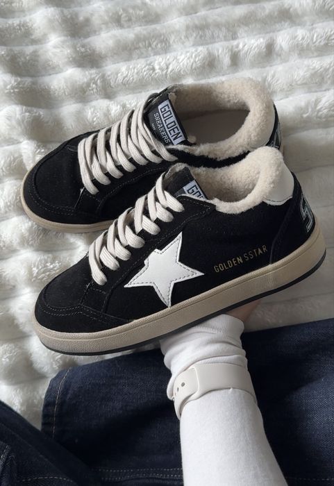 Golden goose голден гус кросівки утеплені зимові теплые зимнии кросовк