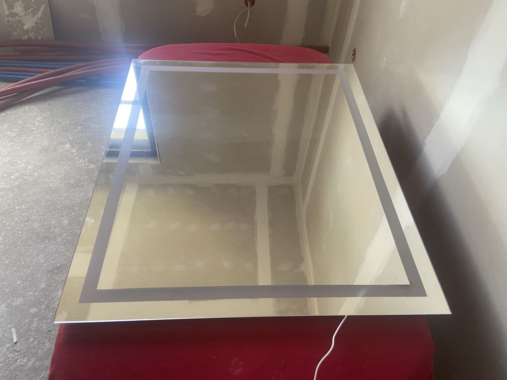 Lustro piaskowane ledowe 100x84