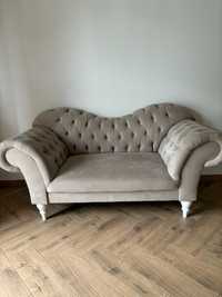 Beżowa kanapa sofa Sofa chesterfield