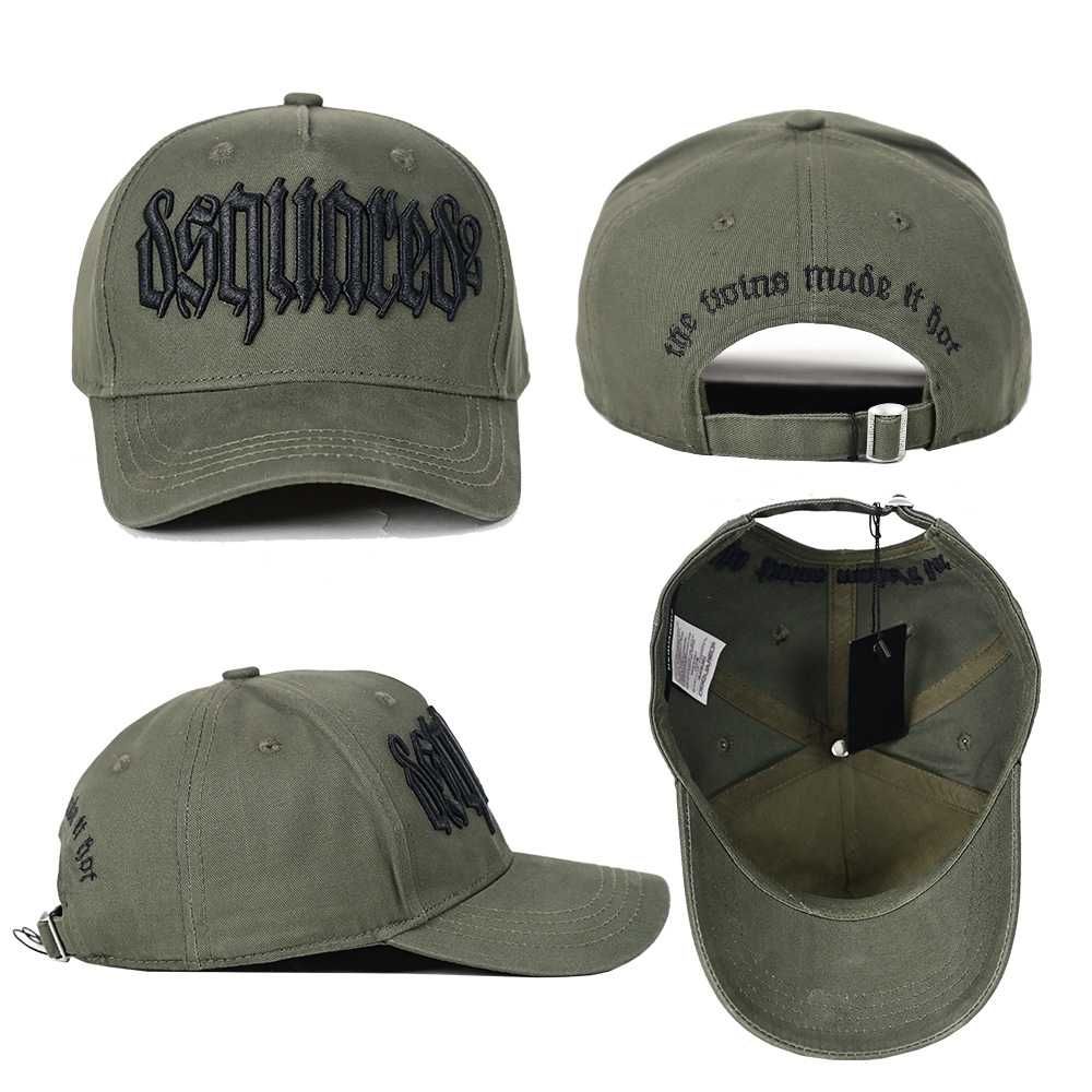 Czapka Bejsbolówka DSQUARED2 ARMY GREEN