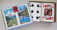 швейцарские игральные карты в коллекцию 2 колоды 52 карты +4