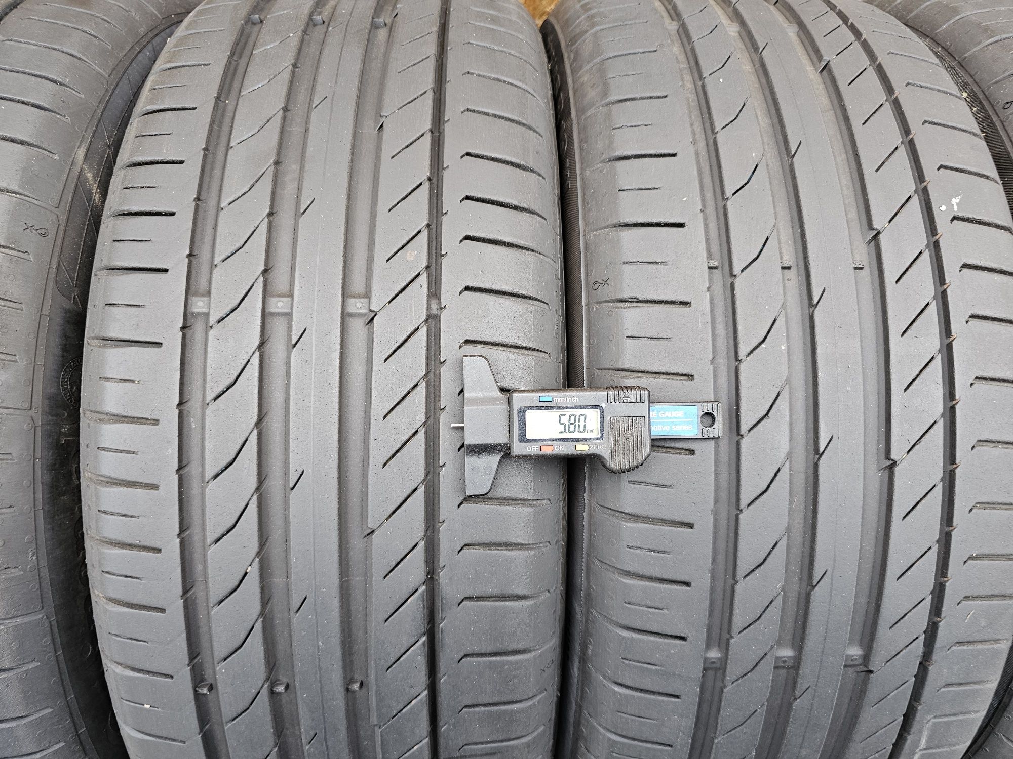 BDB Stan!!  5,8mm. 225/45 r19 Continetal ContiSportContact