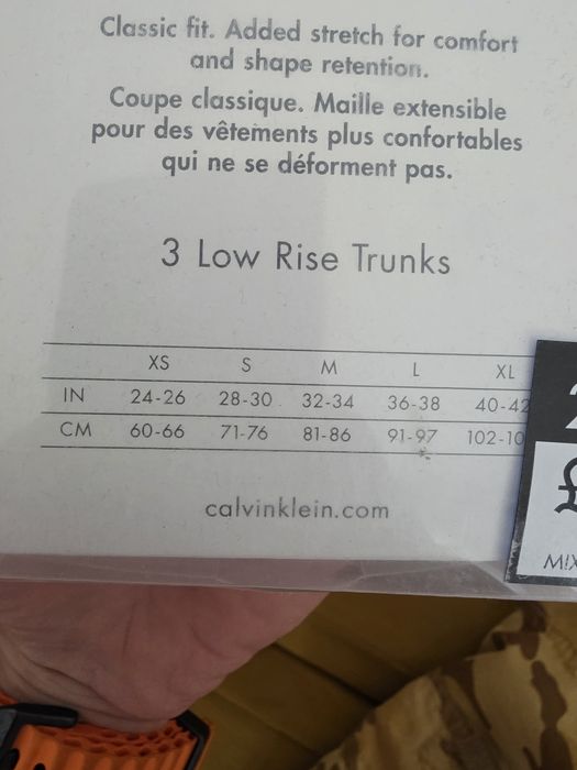 calvin klein xs bokserki nowe rozmiar XS