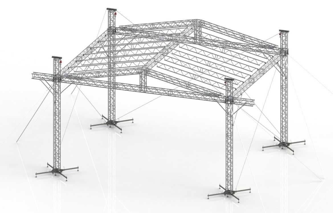 Zadaszenie estradowe 12x10m Q40 - FV na Przelew