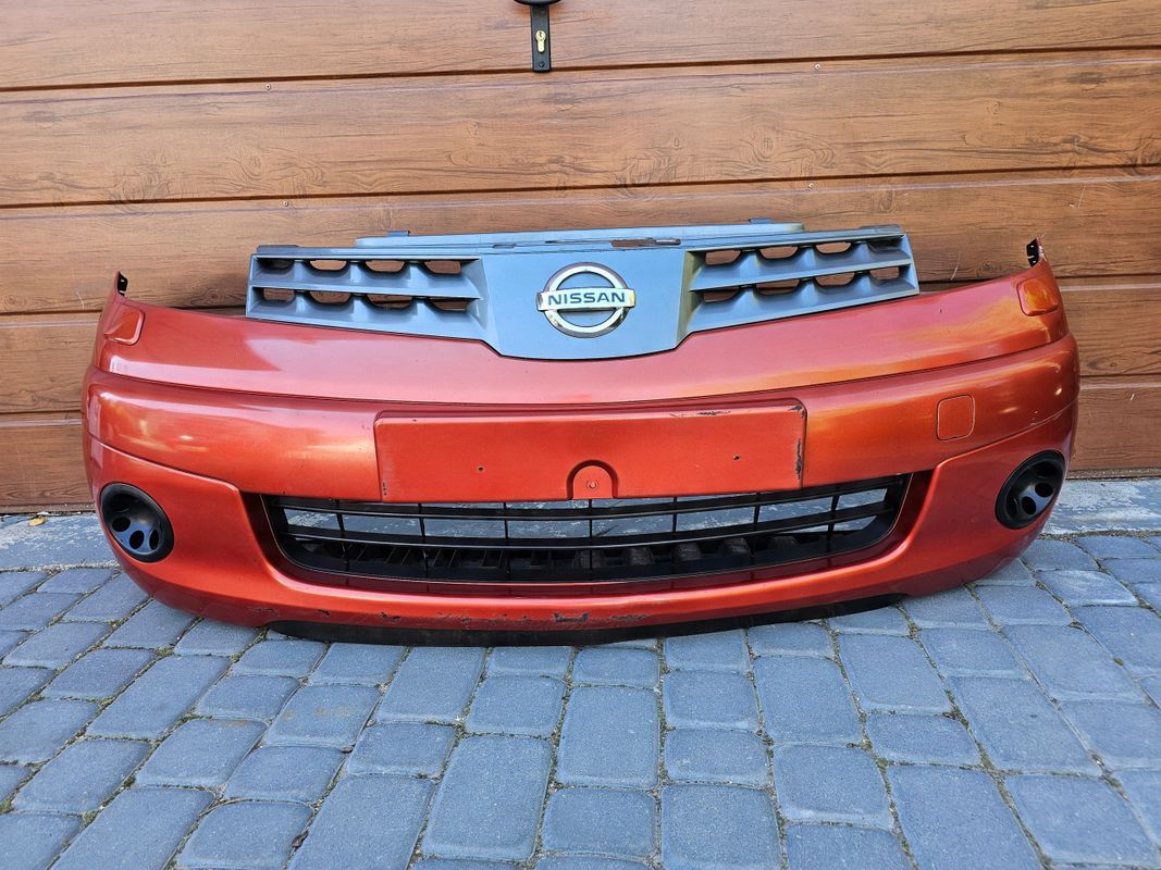 Zderzak Przedni Przód Nissan Note I E11 atrapa grill kompletny xenon s