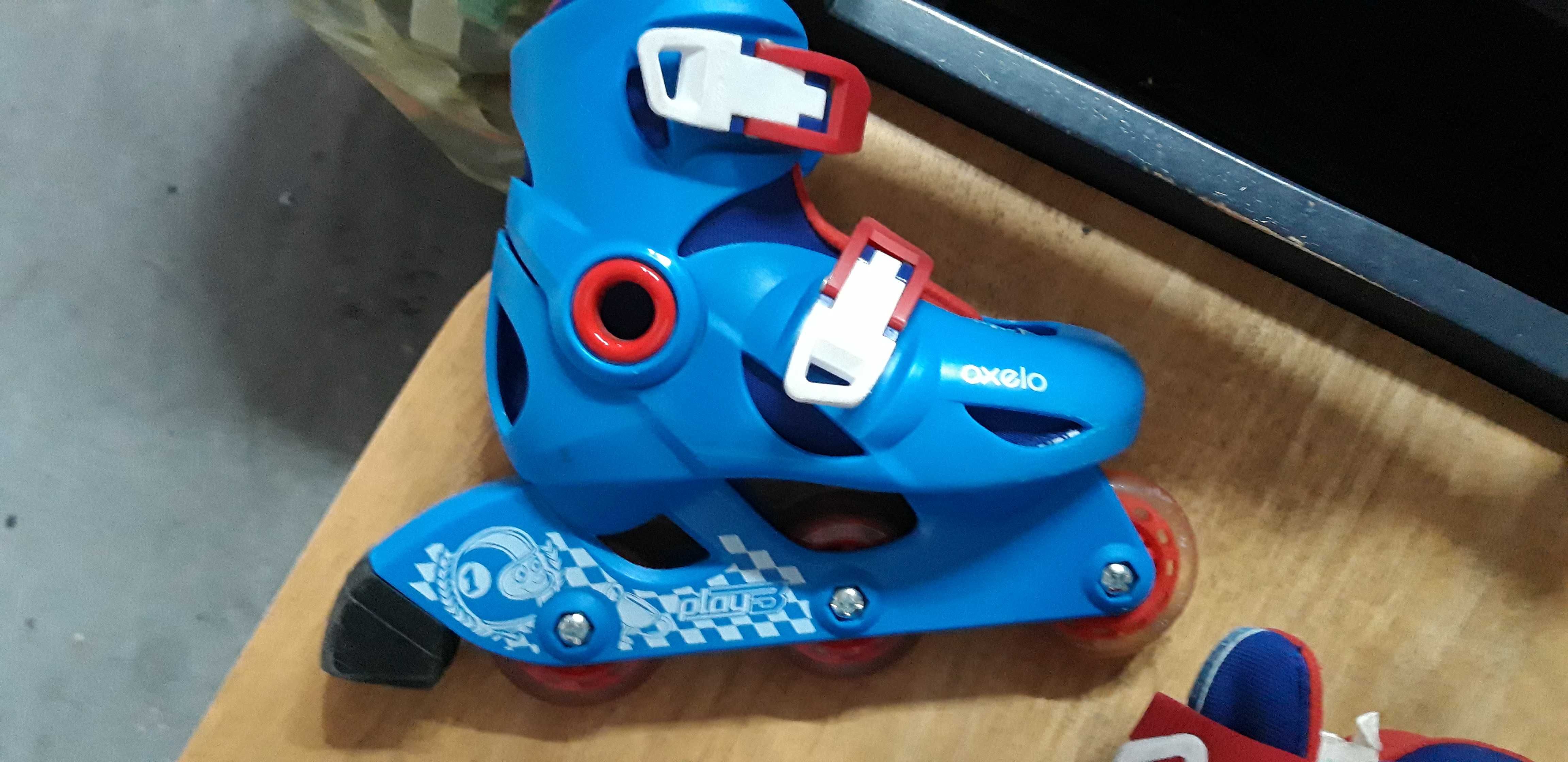 Patins criança azul ou rosa
