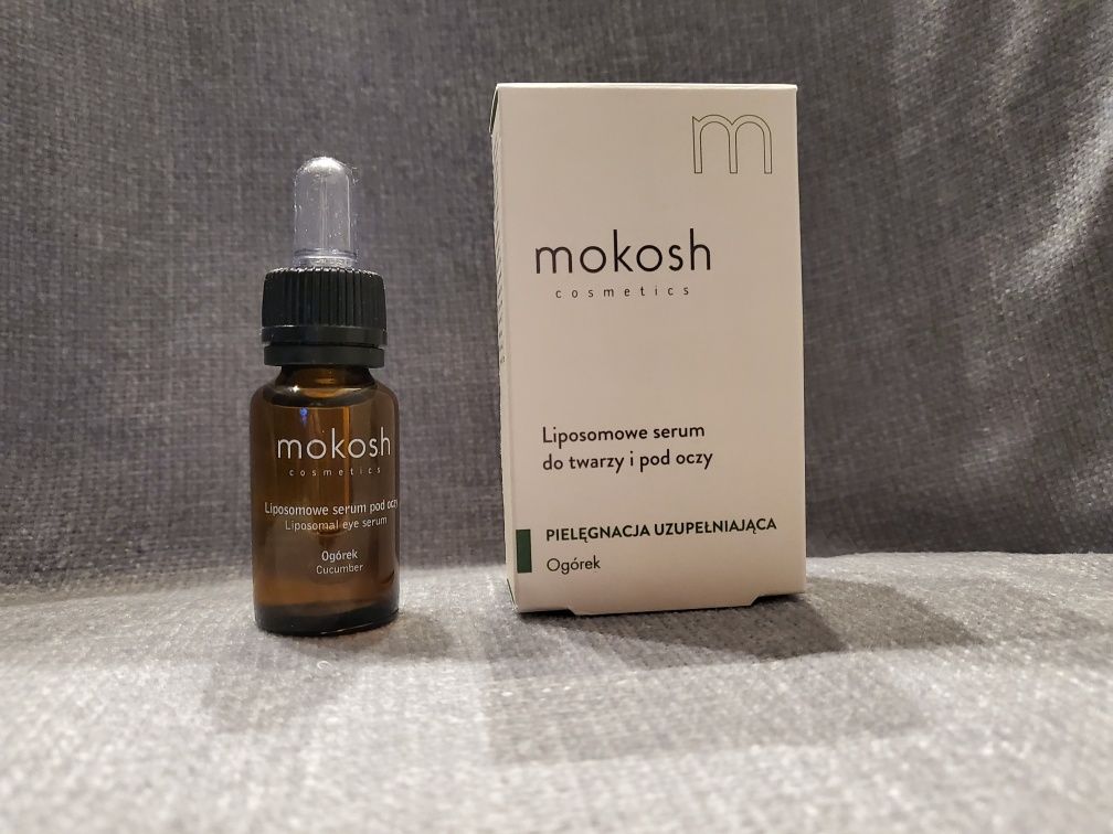 Mokosh liposomowe serum do twarzy i  pod oczy ogórek