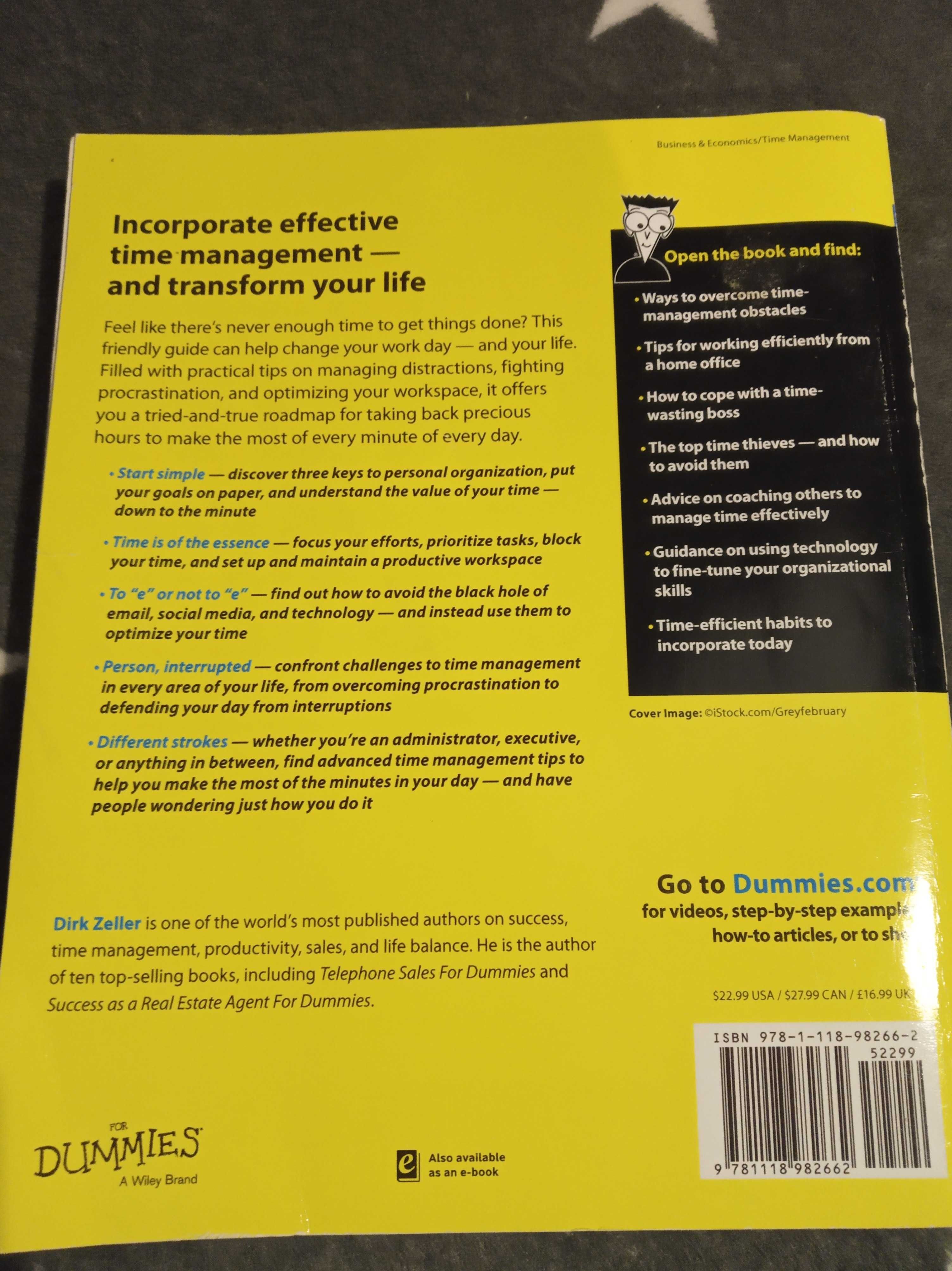 Successful Time Management for Dummies/A.Wiley Bran/Dirk Zeller/j.ang