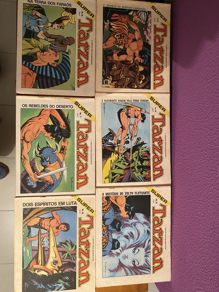 BD Tarzan 1974 - 6 revistas